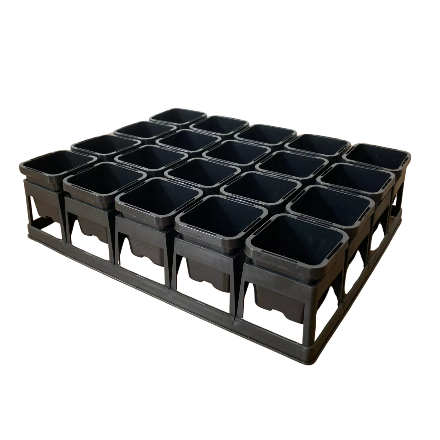 20-Cell Air Pruning Tray with 63mm Plastic Pots